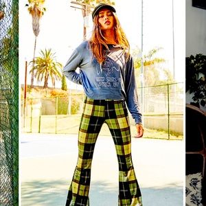 LIFE Clothing Company Copley Velvet Plaid Bells